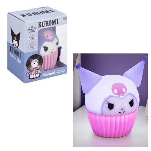 PALADONE – HELLO KITTY Kuromi SquishyGlo Lampada Ricaricabile cm (In box cm)…x6…x12